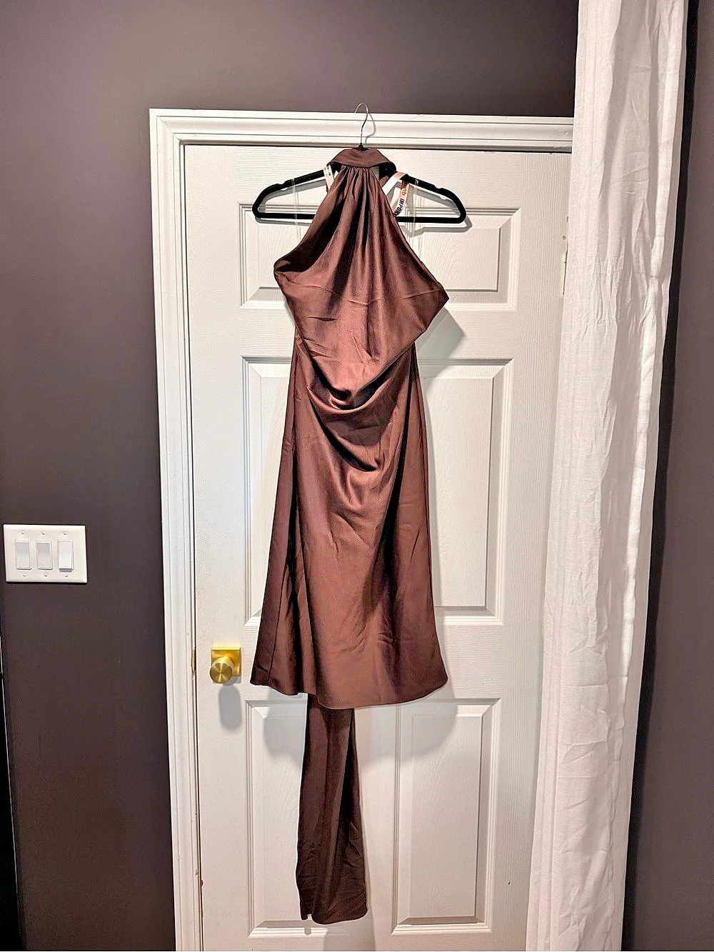 House of CB Brown Midi Dress New with Tags